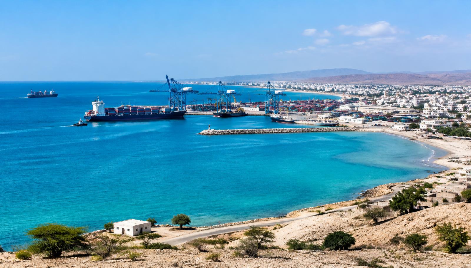 Illustrative view of Berbera’s port and coastline